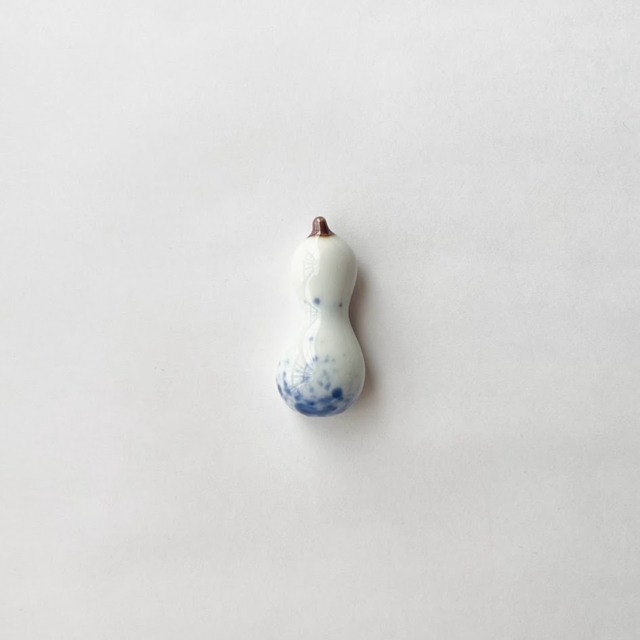 吹墨　瓢型箸置