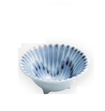 花十草　三ッ足小付
