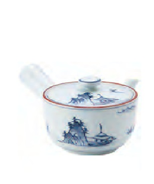 古代山水　急須