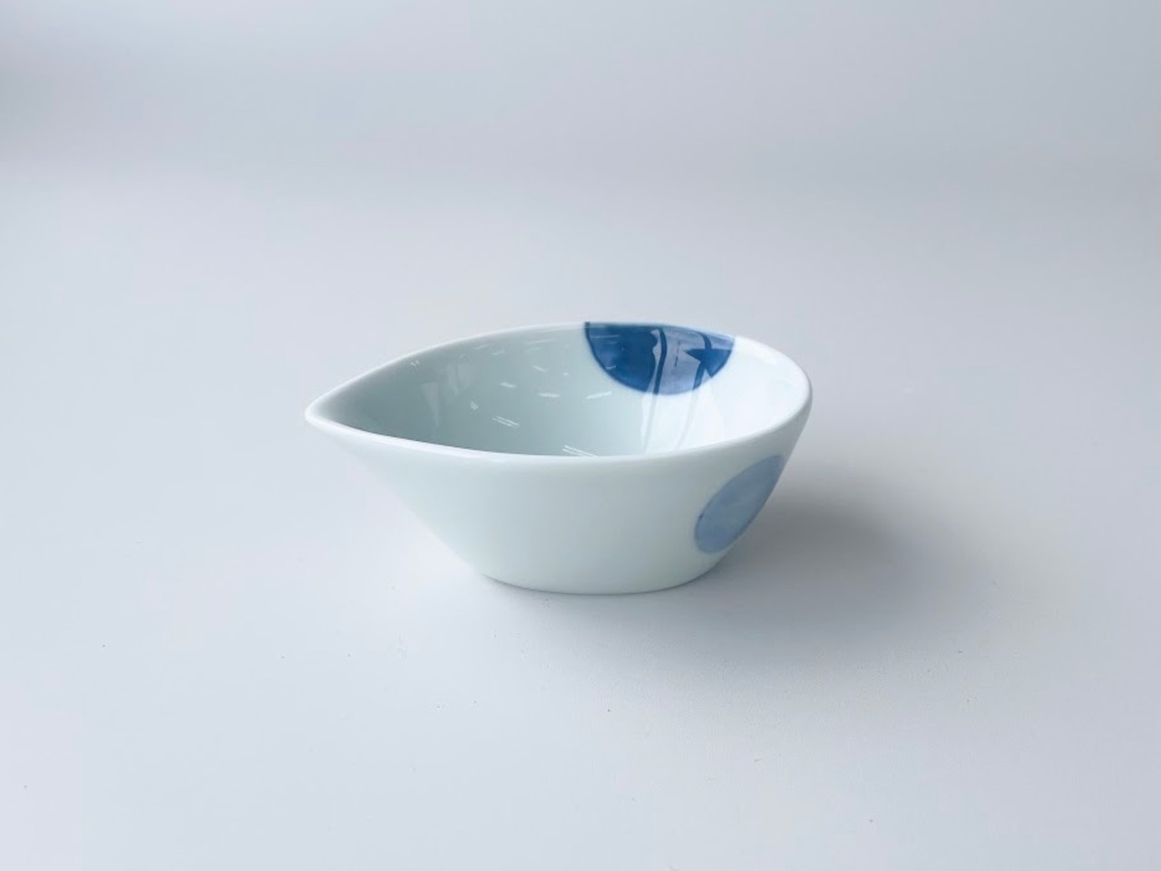 二色丸紋たまご型小付