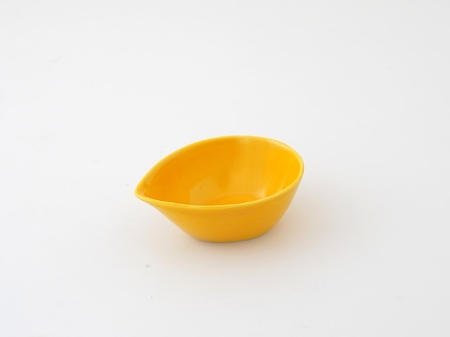 黄交趾たまご型小付