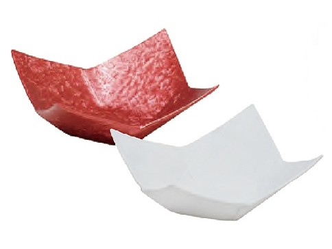 青白磁折紙型小鉢