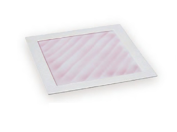 ピンク平線ディナープレート皿