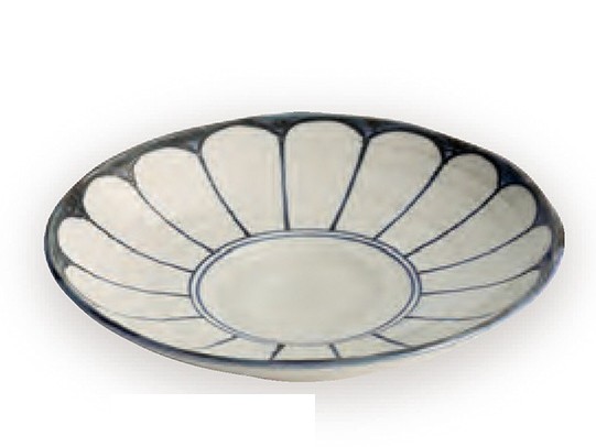 連子格子紋五寸皿