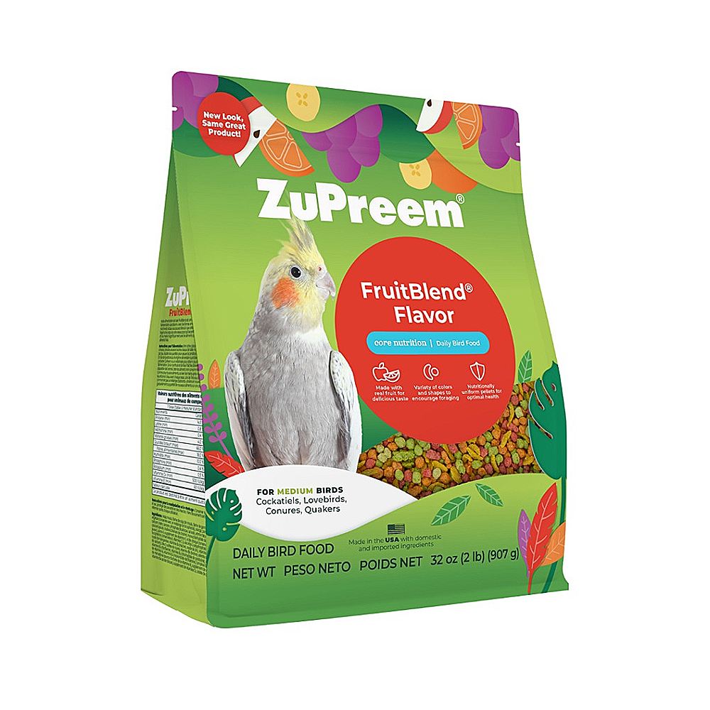 ズプリーム フルーツブレンドM オカメインコ 907g
