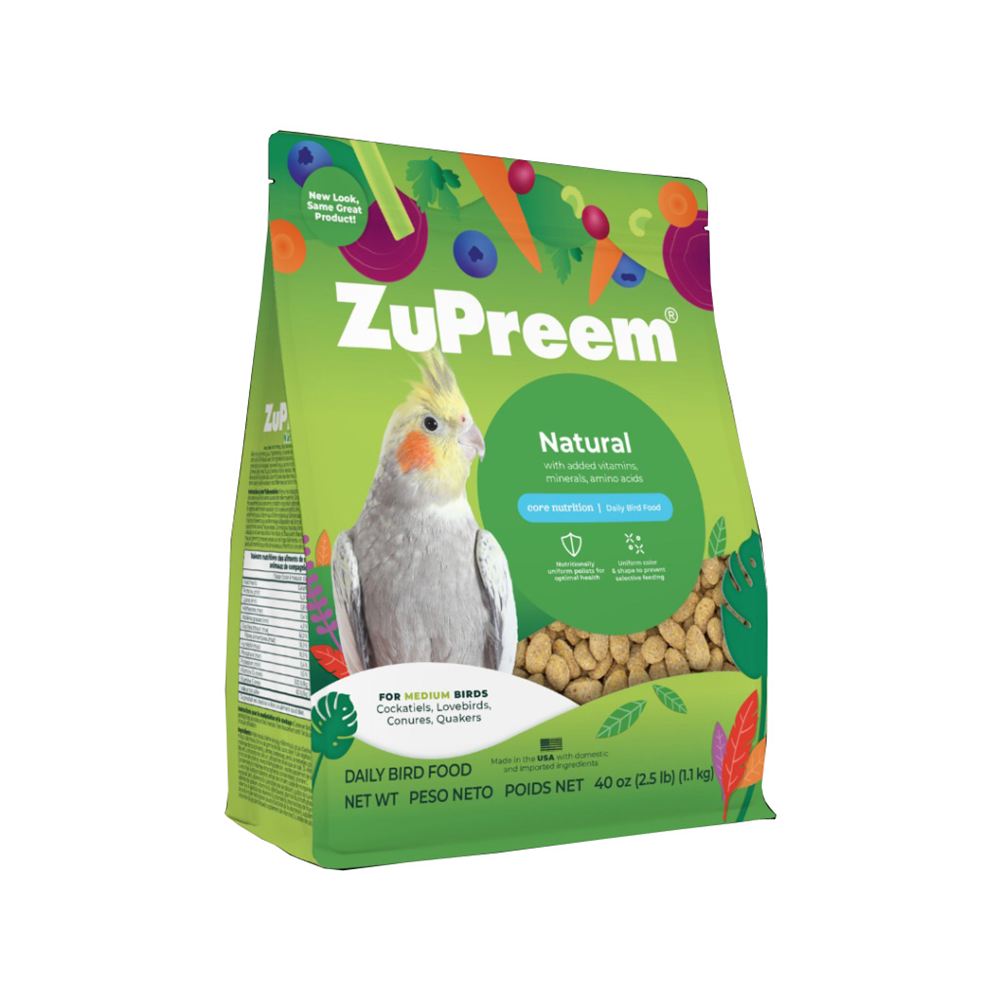 ズプリーム ナチュラル Ｍ オカメインコ用 1.1kg