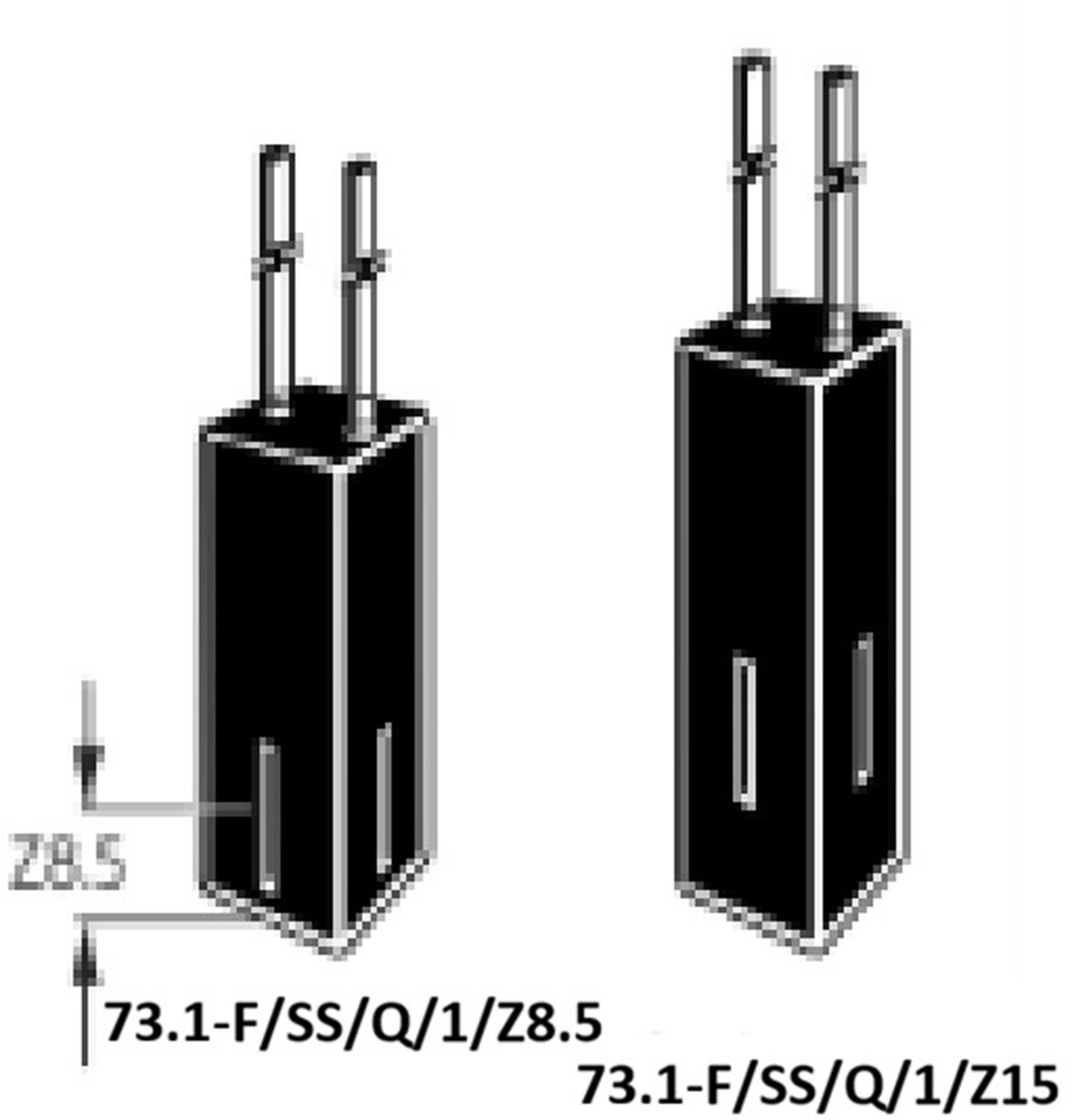 HPLC用蛍光フローセル Type73-F/SS