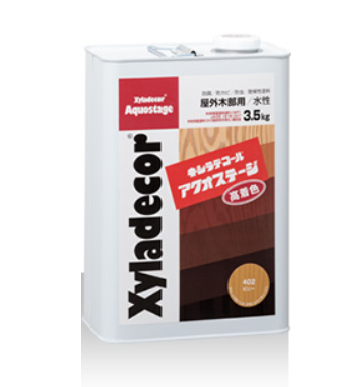 キシラデコールアクオステージ　３．５ｋｇ缶　８，２８０円(税抜)～