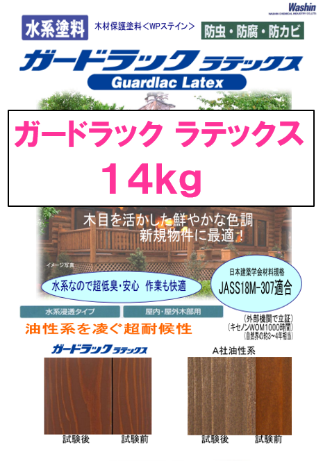 ガードラック　ラテックス　１４ｋｇ缶　２８，２９０円(税抜)～