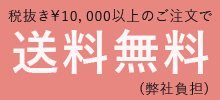 10,000円（税抜）で送料無料