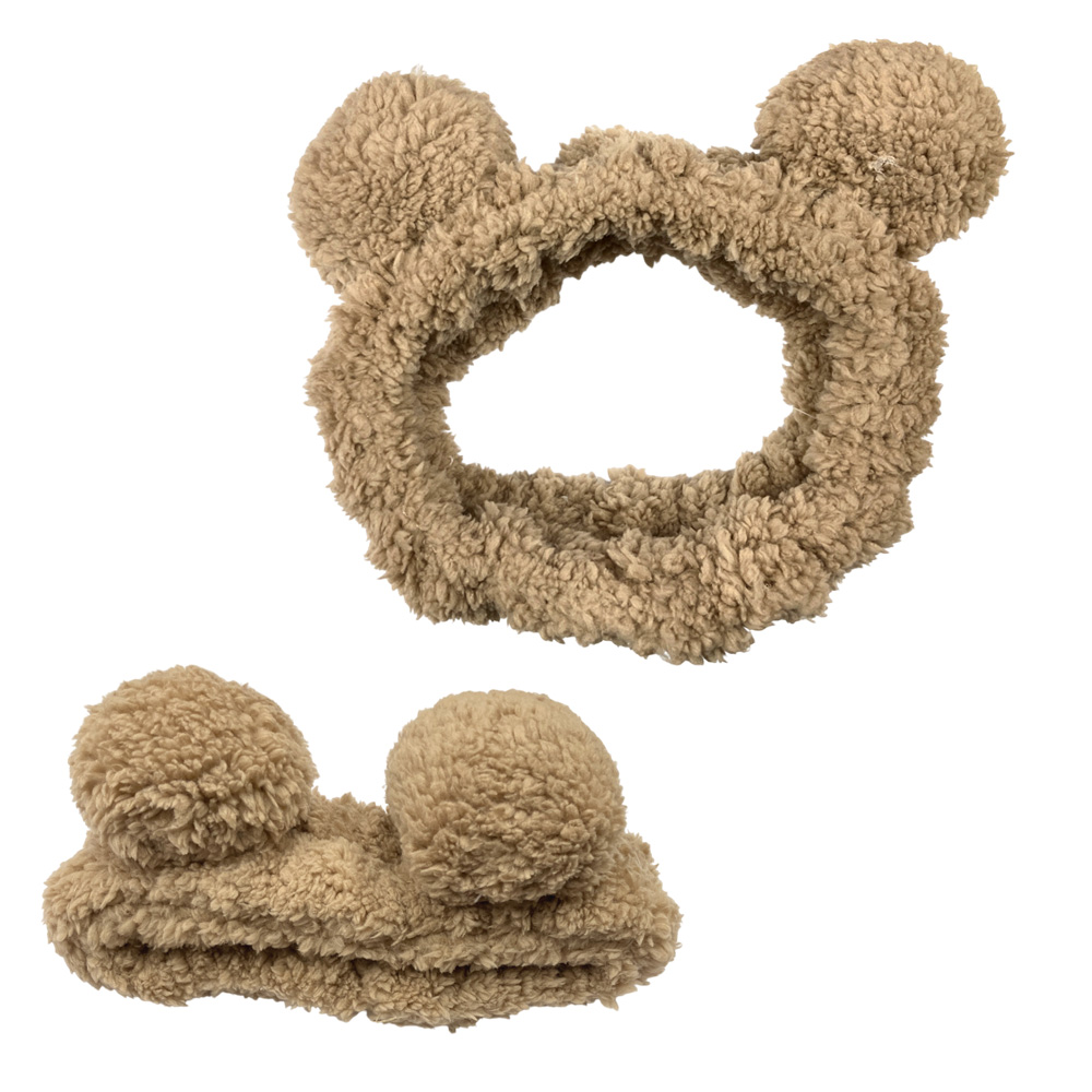 ［パリスキッズ］くま ターバン ヘアバンド アニマル 動物 ヘアアクセサリー