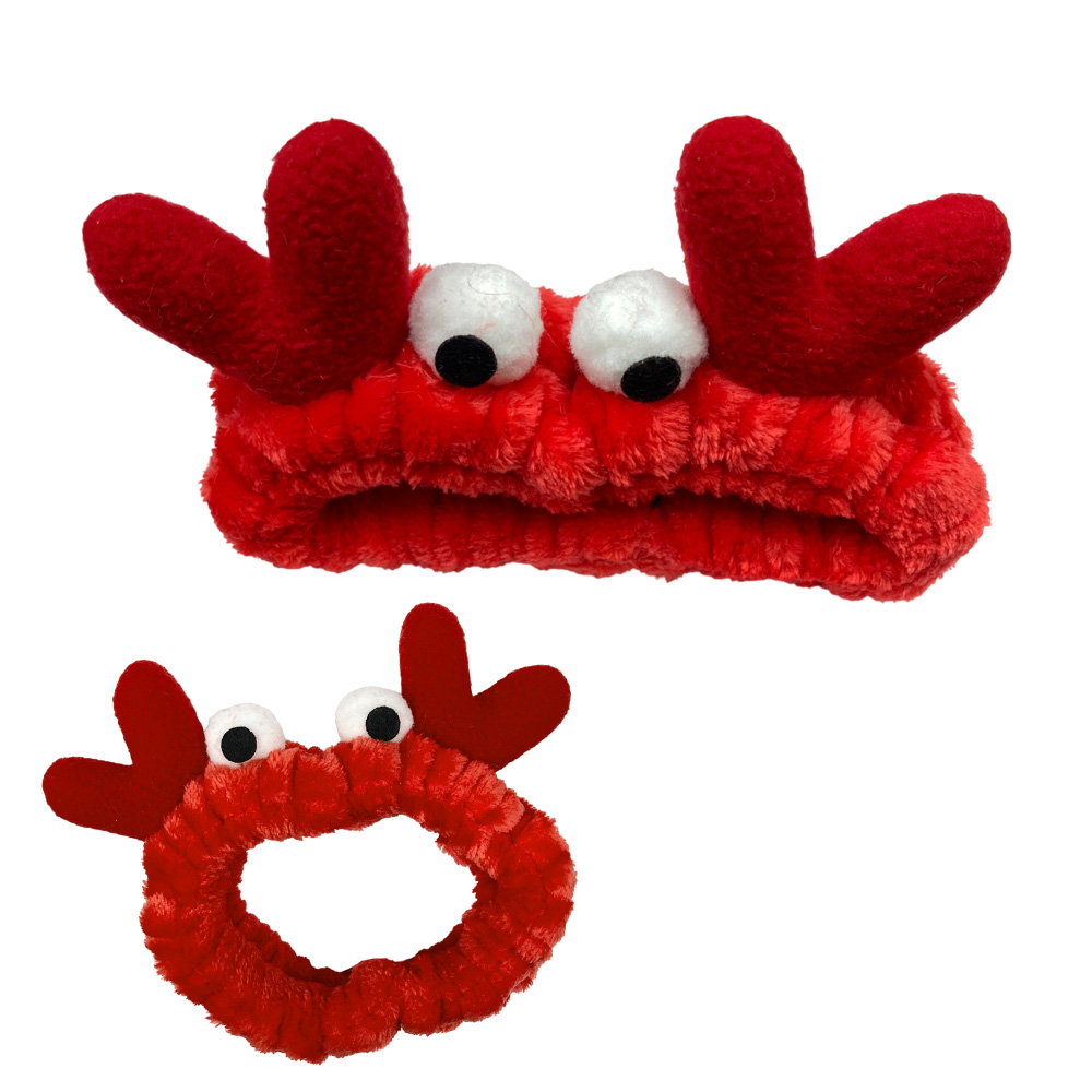 ［パリスキッズ］カニ ターバン ヘアバンド アニマル 動物 ヘアアクセサリー