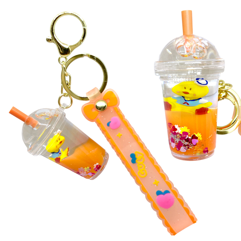 アニマル ぷかぷか ドリンク キーホルダー液体入り リキッド ゆらゆら かわいい 卸 仕入れ