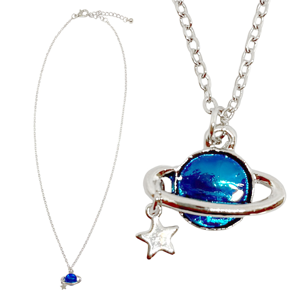 惑星 プラネット ネックレス  ペンダント チェーン レディース 卸 仕入れ