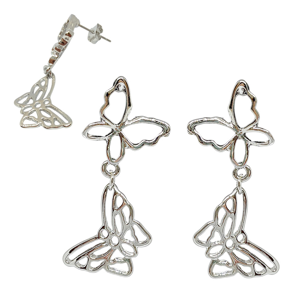 『SBTKピアス-115』蝶 バタフライ ピアス レディース 揺れる 参考上代500円(税抜)