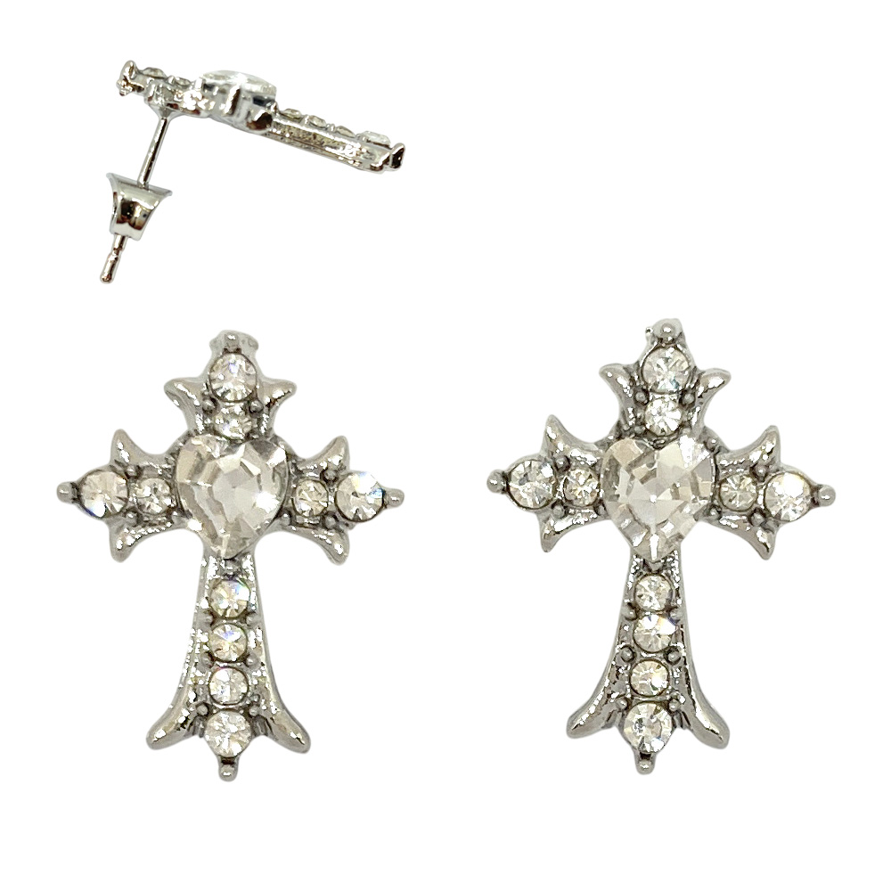 クロス ピアス 十字架 スタッド レディース 卸 仕入れ