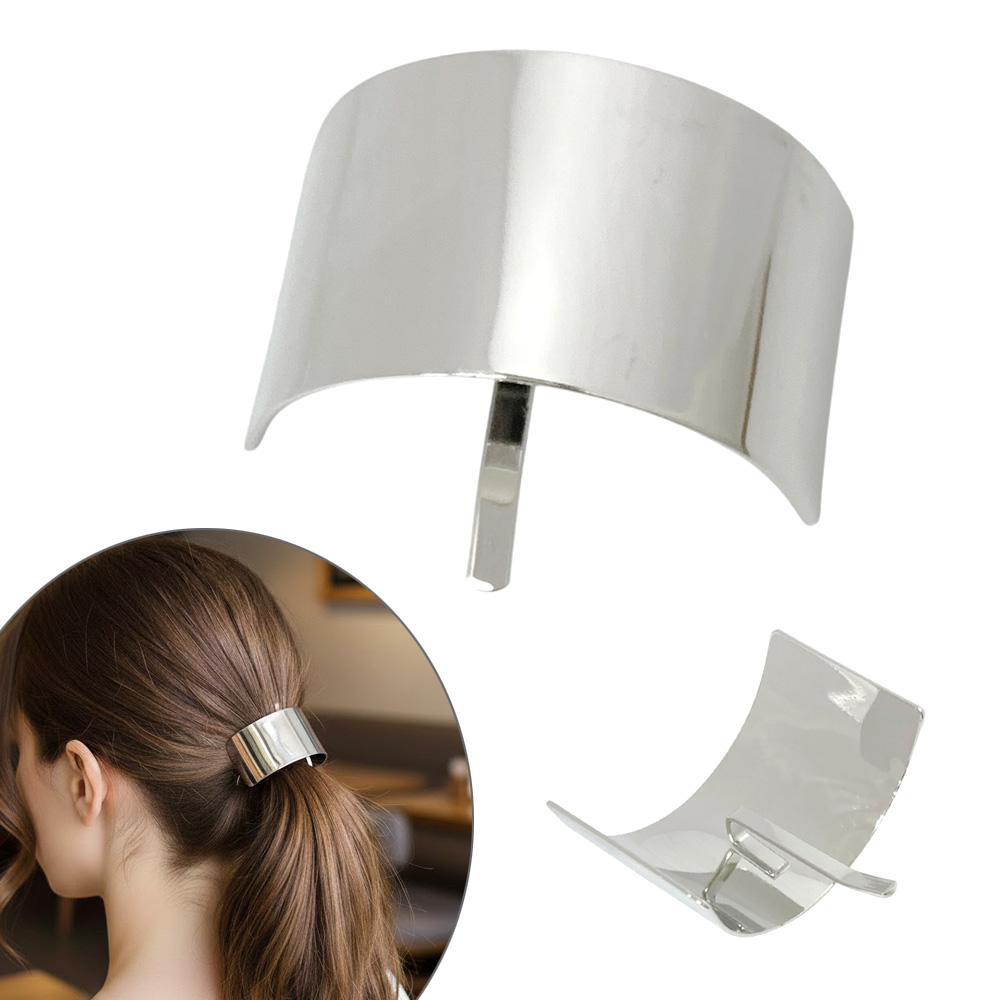 シンプルスクエアメタルポニーフック（小）ヘアフック  卸 仕入れ