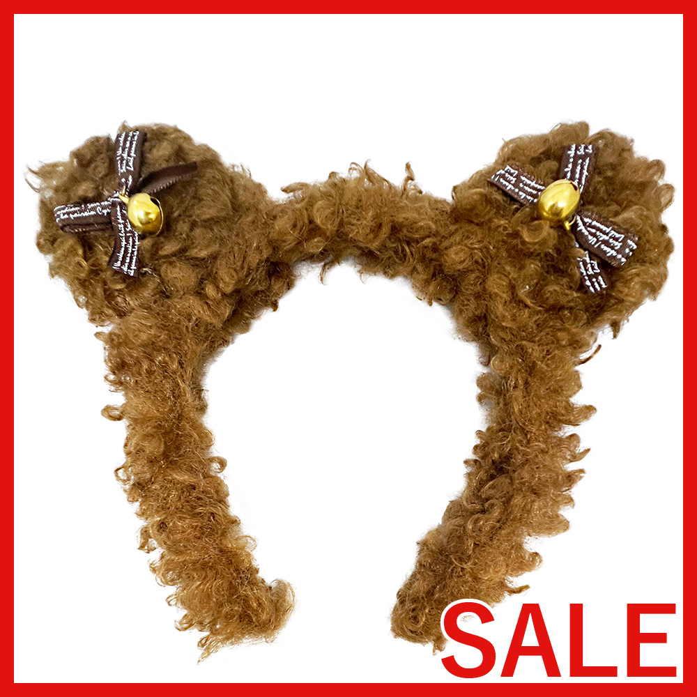 【セール SALE】くま耳 リボン 鈴 カチューシャ  卸 仕入れ