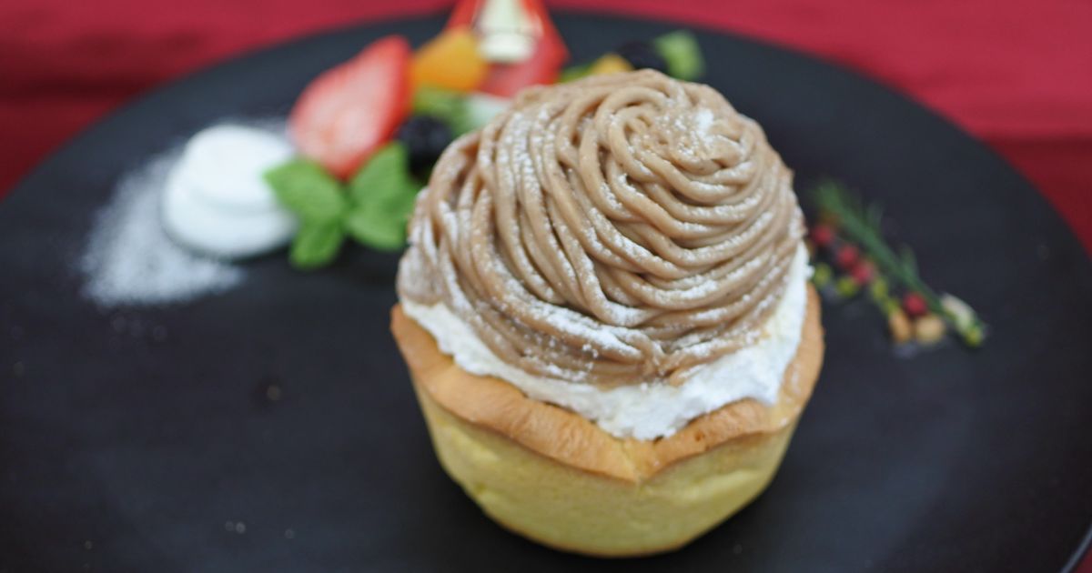 モンブラン風タルト