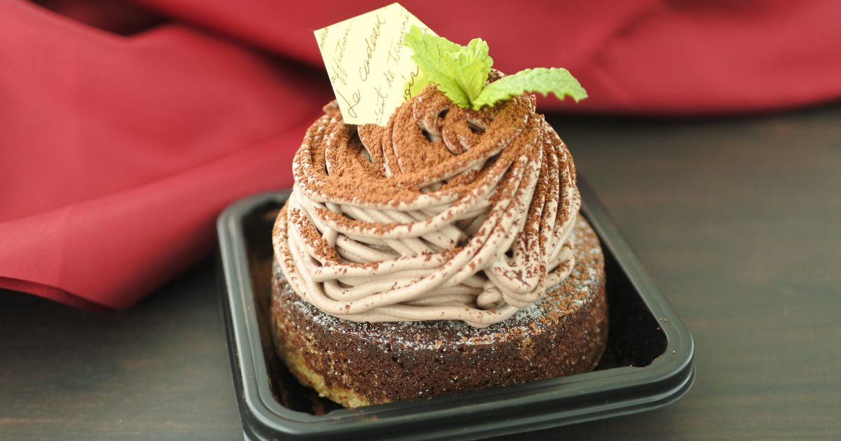 チョコモンブランタルトケーキ