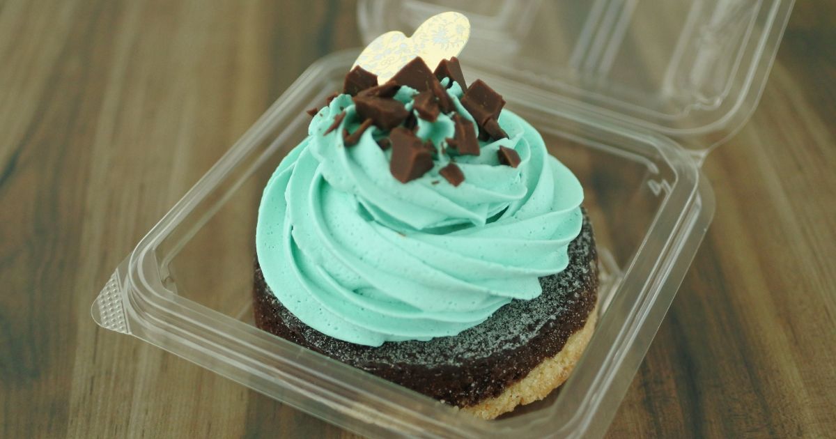 チョコミントタルトケーキ