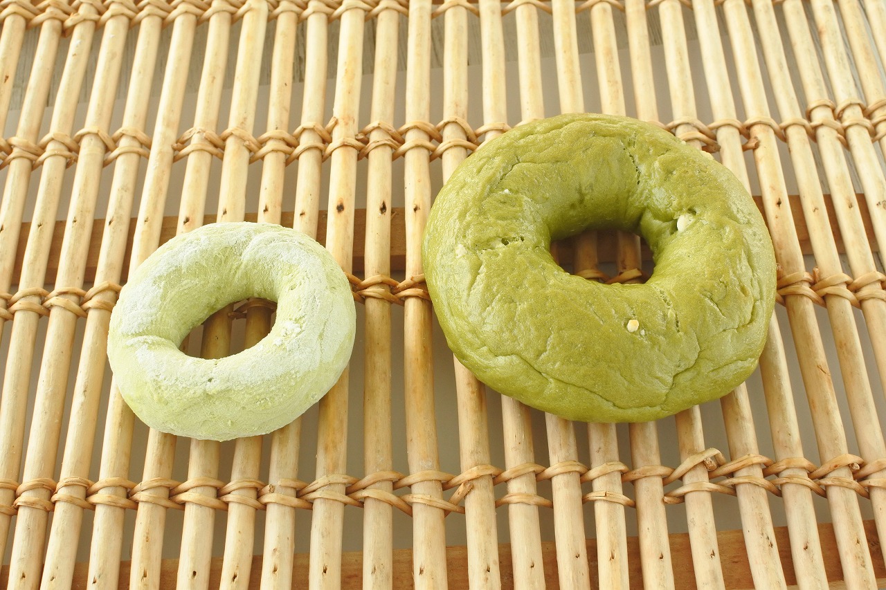 抹茶ラテベーグル