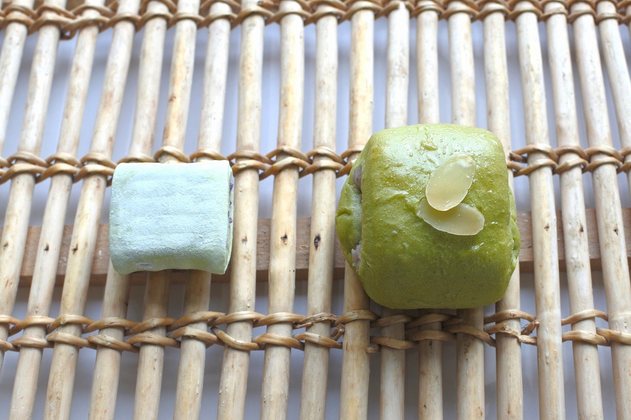 【サンプル】抹茶小豆みるくミニパン