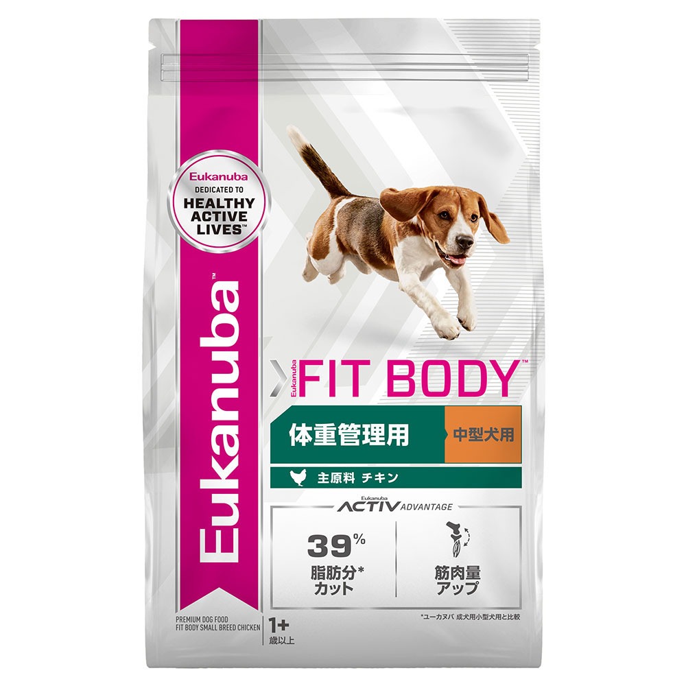 ミディアムフィットボディ（1歳以上の成犬用 中型犬用 体重管理）