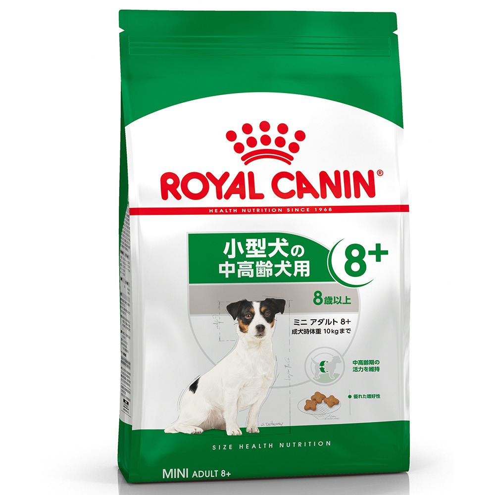 ミニアダルト 8+（小型犬専用フード 中高齢犬用）