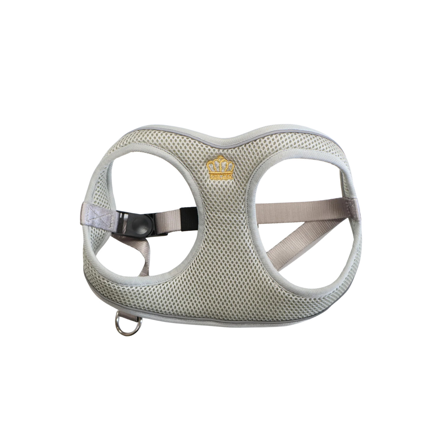 26SS ハーネス王冠ゴールド刺繍無地 グレー