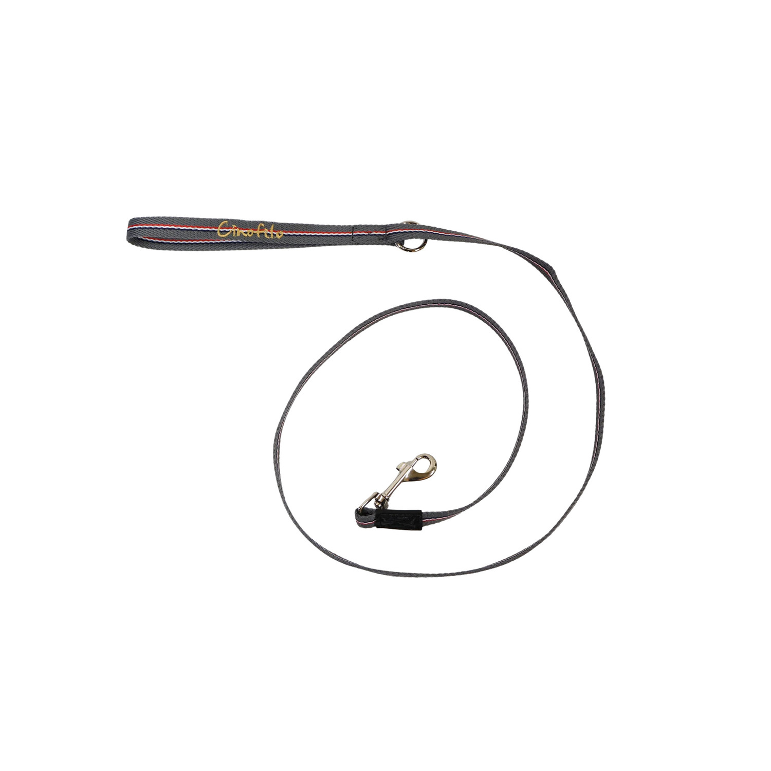 26SS ストライプ柄CINOFIROゴールド刺繍リード グレーストライプ