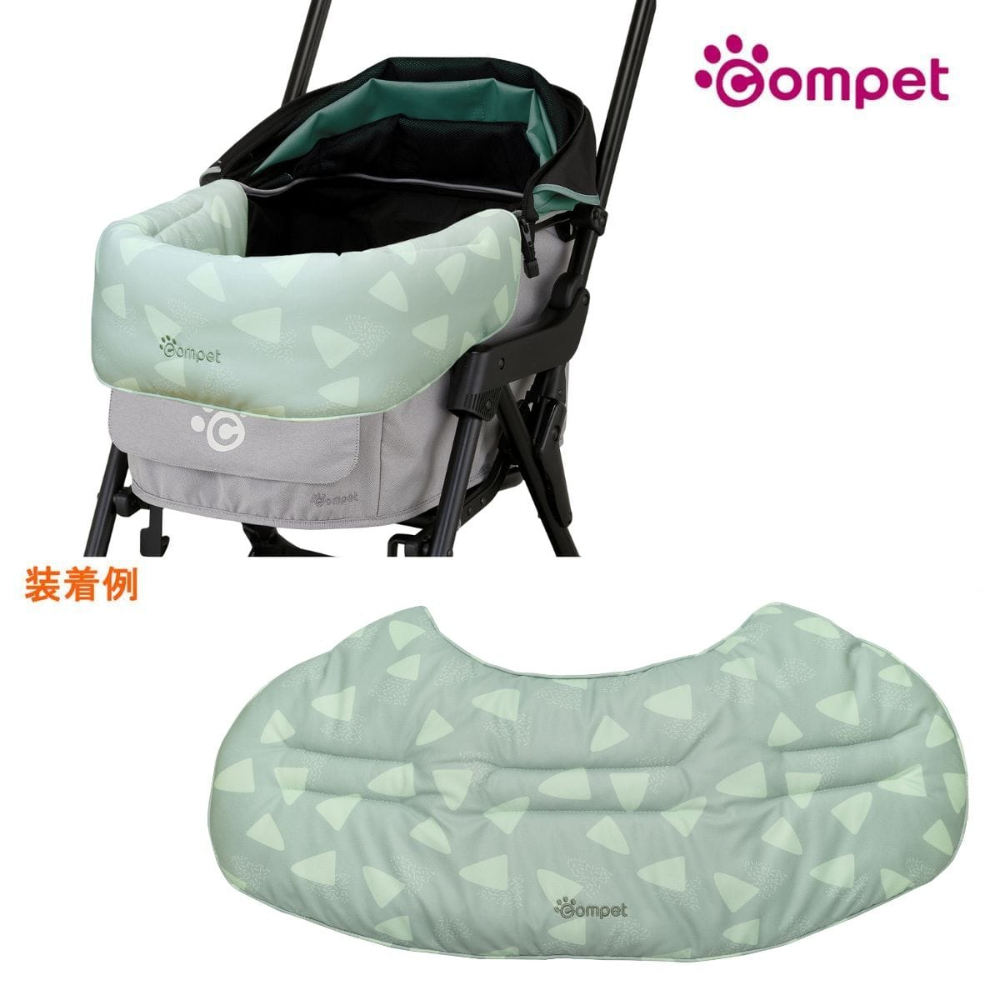 Compet リバーシブルコンフォートクッション（パイピング／接触冷感）