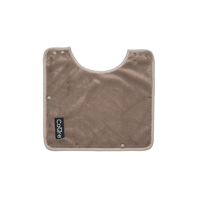 CoQre サプリメント2WAYファーポンチョ チャコール