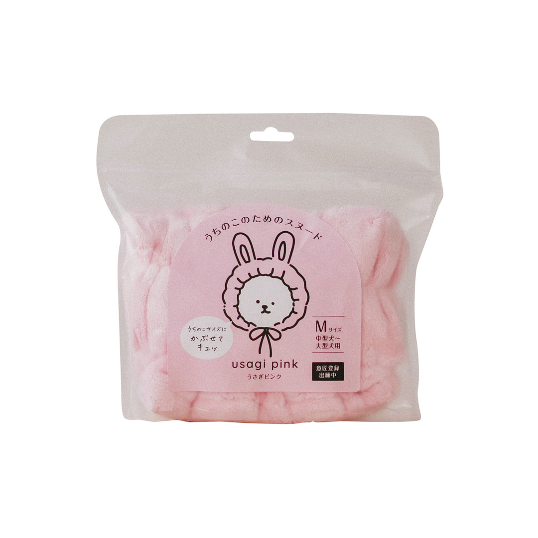 うちのこのためのスヌード　うさぎピンク
