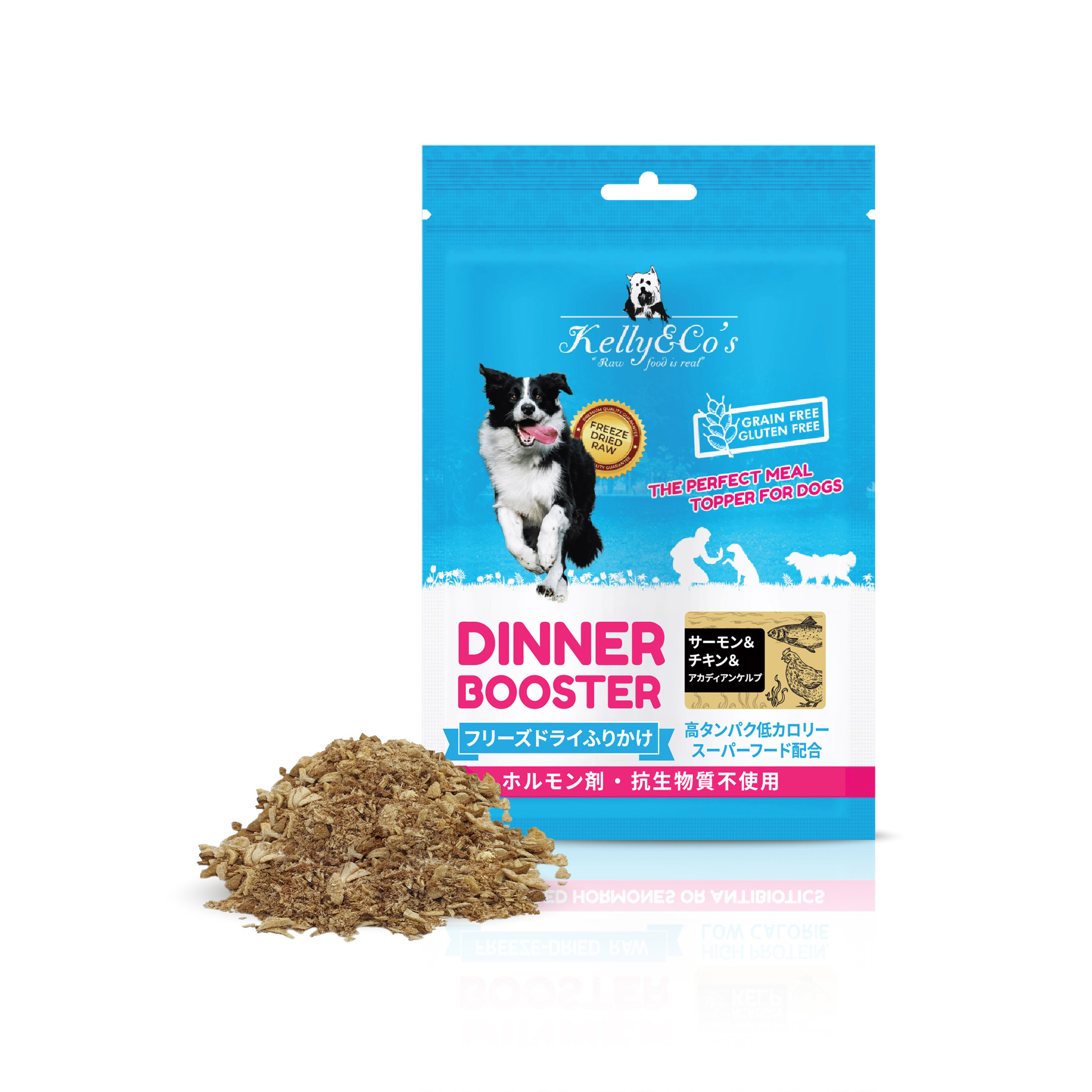 Kelly & Co's 犬用ふりかけ サーモン＆チキン＆アカディアンケルプ