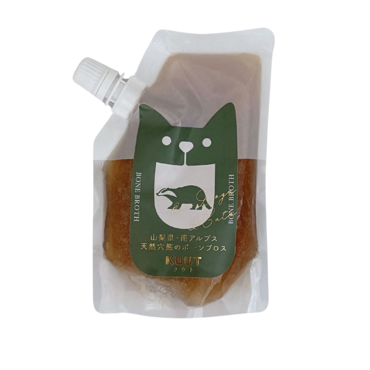 KUUT for Dog and Cat クウト 山梨県 南アルプス天然穴熊のボーンブロス【数量限定】