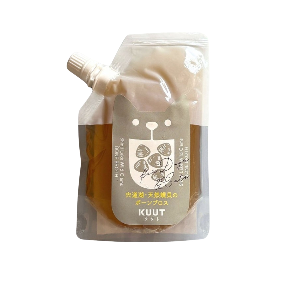 KUUT for Dog and Cat クウト 宍道湖 天然蜆貝のボーンブロス（牛骨入）