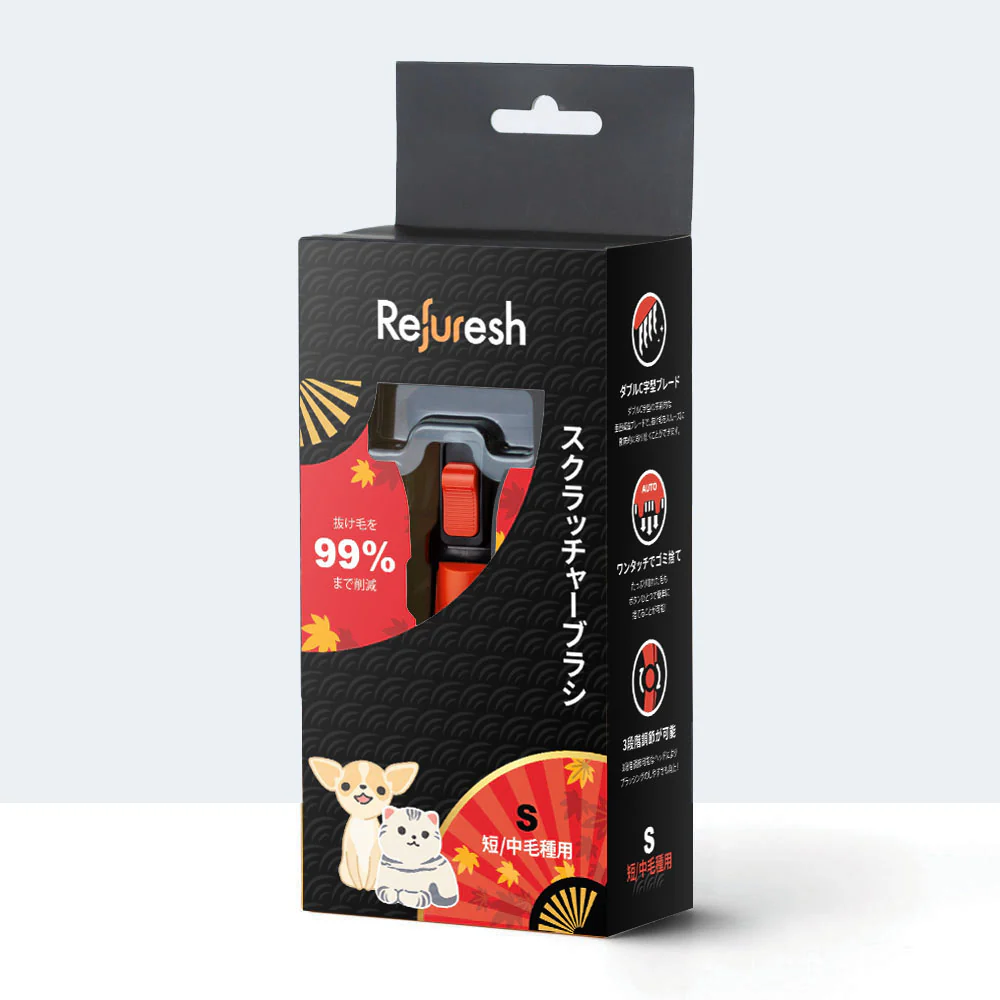 Refuresh リファーレッシュ スクラッチャーブラシ 短･中毛用