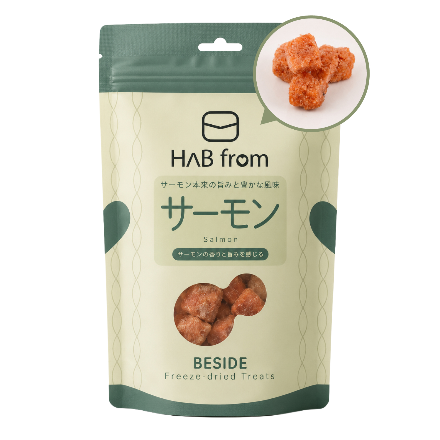 ハブ フロム ビサイド フリーズドライトリーツ サーモン（犬猫用）