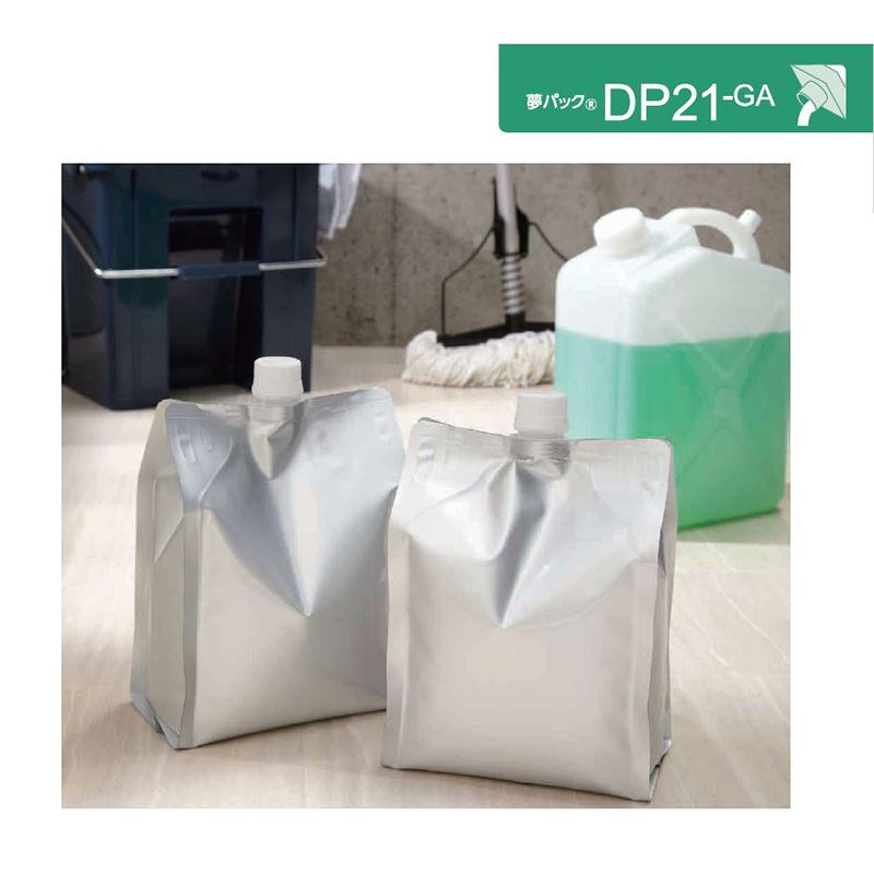 夢パック DP21-GA｜ボイル・冷凍・ガスバリア性／スパウト袋・アルミ箔／カウパック