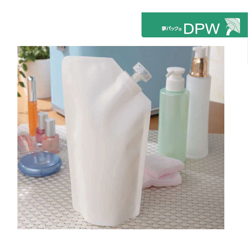 夢パック DPY｜ガスバリア性／スパウト袋・白・青／カウパック
