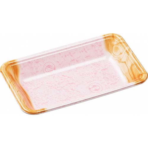 FLB-A エコ銘木ピンク｜耐寒性・トレー・エコトレー・耐塩ビラップ性・耐熱温度80℃／PSP／Aシリーズ／エフピコ