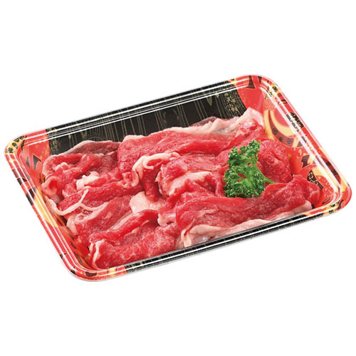 FLB-A エコ舞姫赤｜耐寒性・トレー・エコトレー・耐塩ビラップ性・耐熱温度80℃／PSP／Aシリーズ／エフピコ