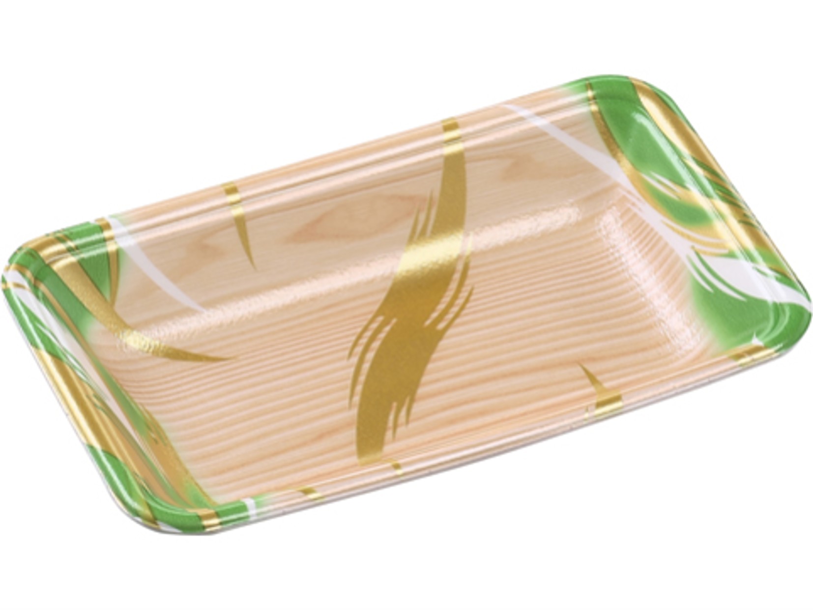 FLB-A 風紋木目緑｜耐寒性・トレー・エコトレー・耐塩ビラップ性・耐熱温度80℃／PSP／Aシリーズ／エフピコ