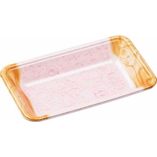 FLB-Y エコ銘木ピンク｜耐寒性・トレー・エコトレー・耐塩ビラップ性・耐熱温度80℃／PSP／Yシリーズ／エフピコ