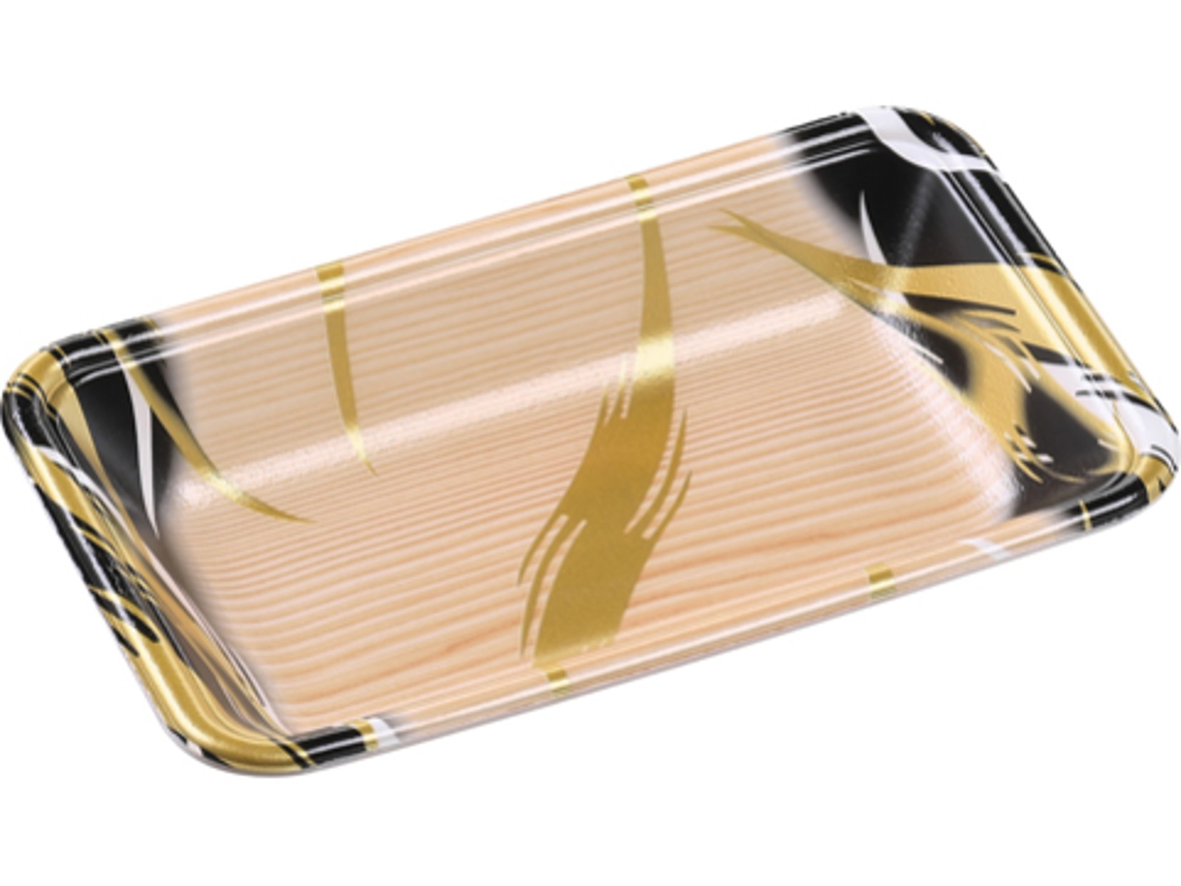 FLB-Y 風紋木目黒｜耐寒性・トレー・エコトレー・耐塩ビラップ性・耐熱温度80℃／PSP／Yシリーズ／エフピコ