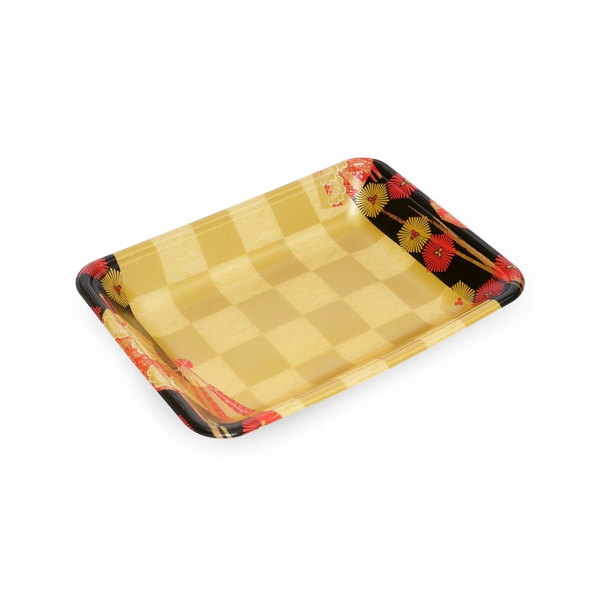 FLB-V 扇市松金｜耐寒性・トレー・エコトレー・耐塩ビラップ性・耐熱温度80℃／PSP／Vシリーズ／エフピコ