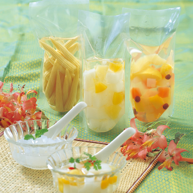 ナイロンポリ Dタイプ｜冷凍・ボイル・液体包装／スタンド袋／福助工業