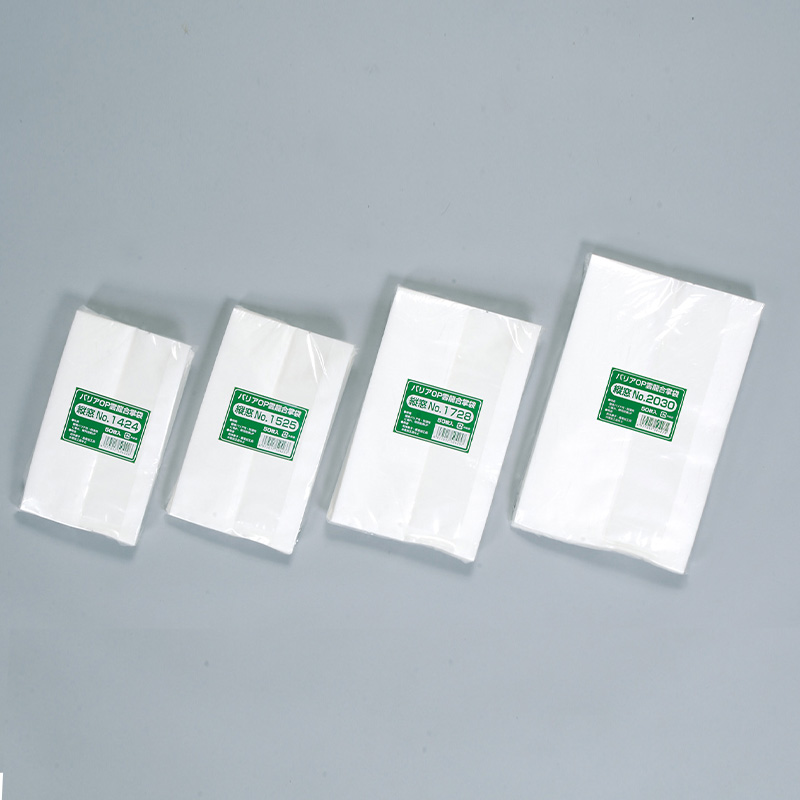 バリアOP雲龍 縦窓｜防湿性・脱酸素剤使用可／合掌袋／福助工業