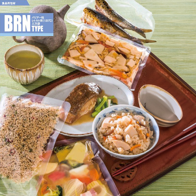 ストロングパック BRNタイプ｜脱酸素剤使用可・レトルト・真空包装／三方袋／明和産商